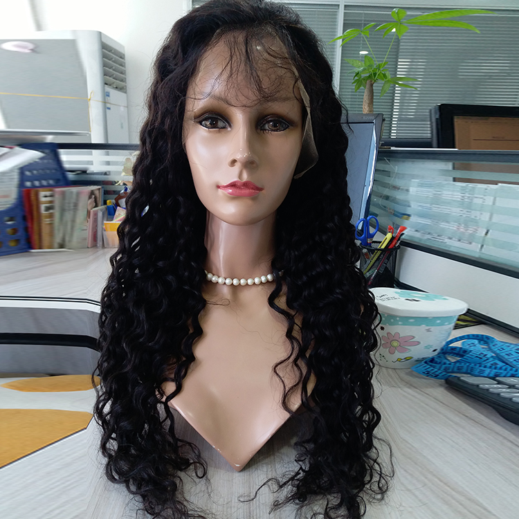 Frontal Wigs Human Hair Lace Wigs For Black Natural Hairline Women Remy Hair Wig LM442